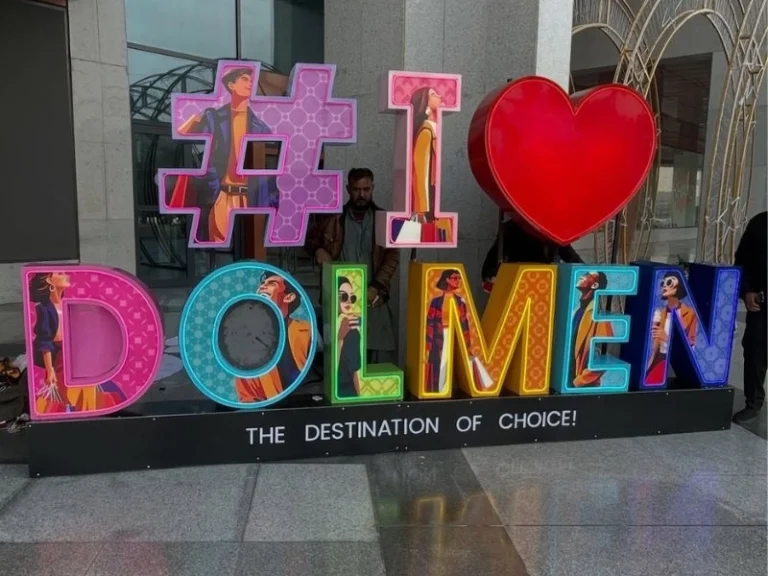 DOLMEN-MALL Lahore 3D LED Display Board