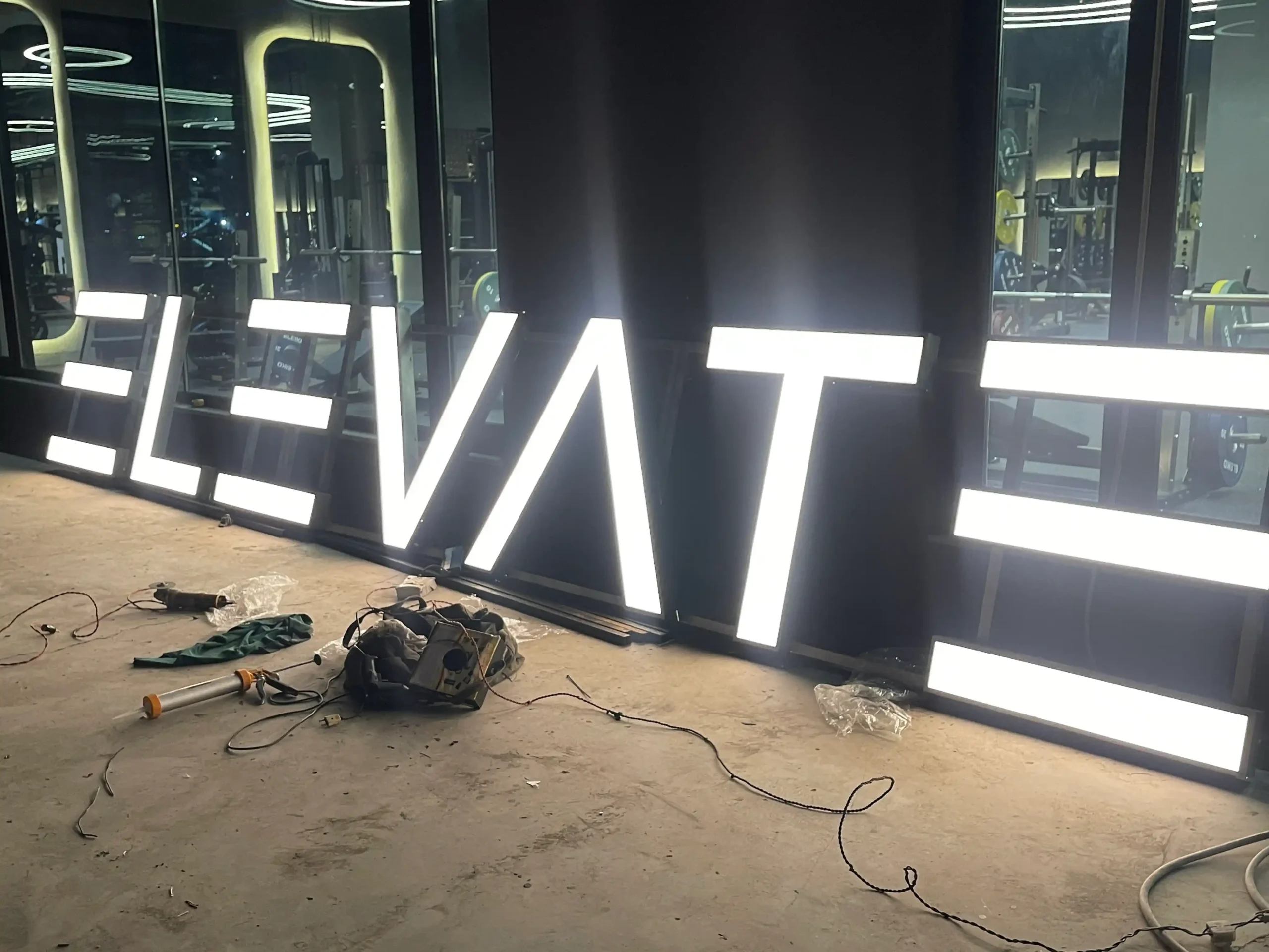 Premium 3D LED signage installation in Lahore by Artista Signs & Design